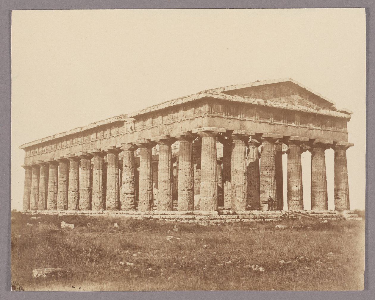Paestum: Poseidons tempel af Giorgio Sommer