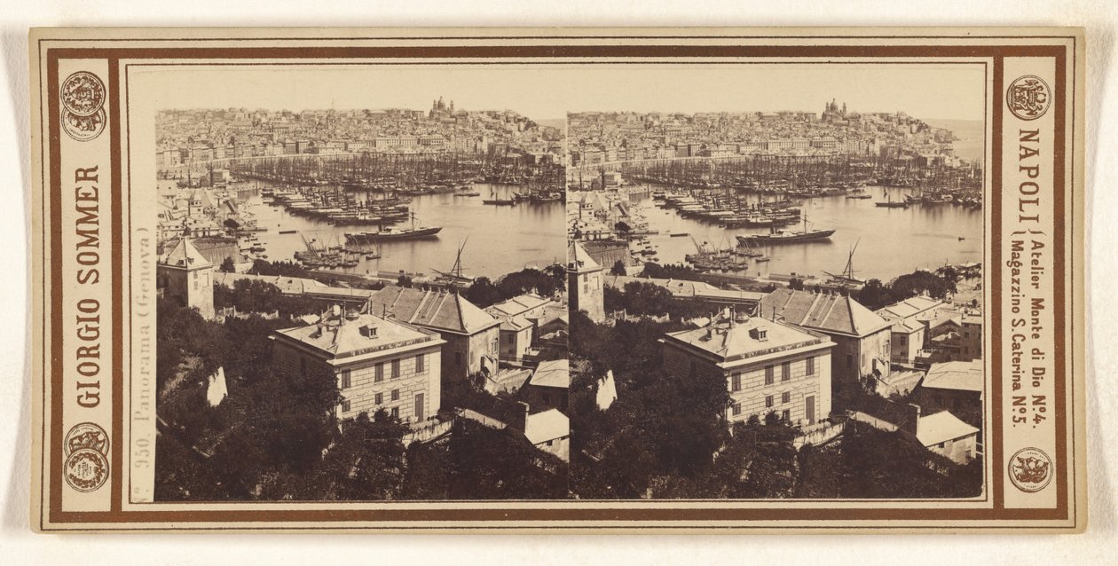 Panorama (Genova) af Giorgio Sommer
