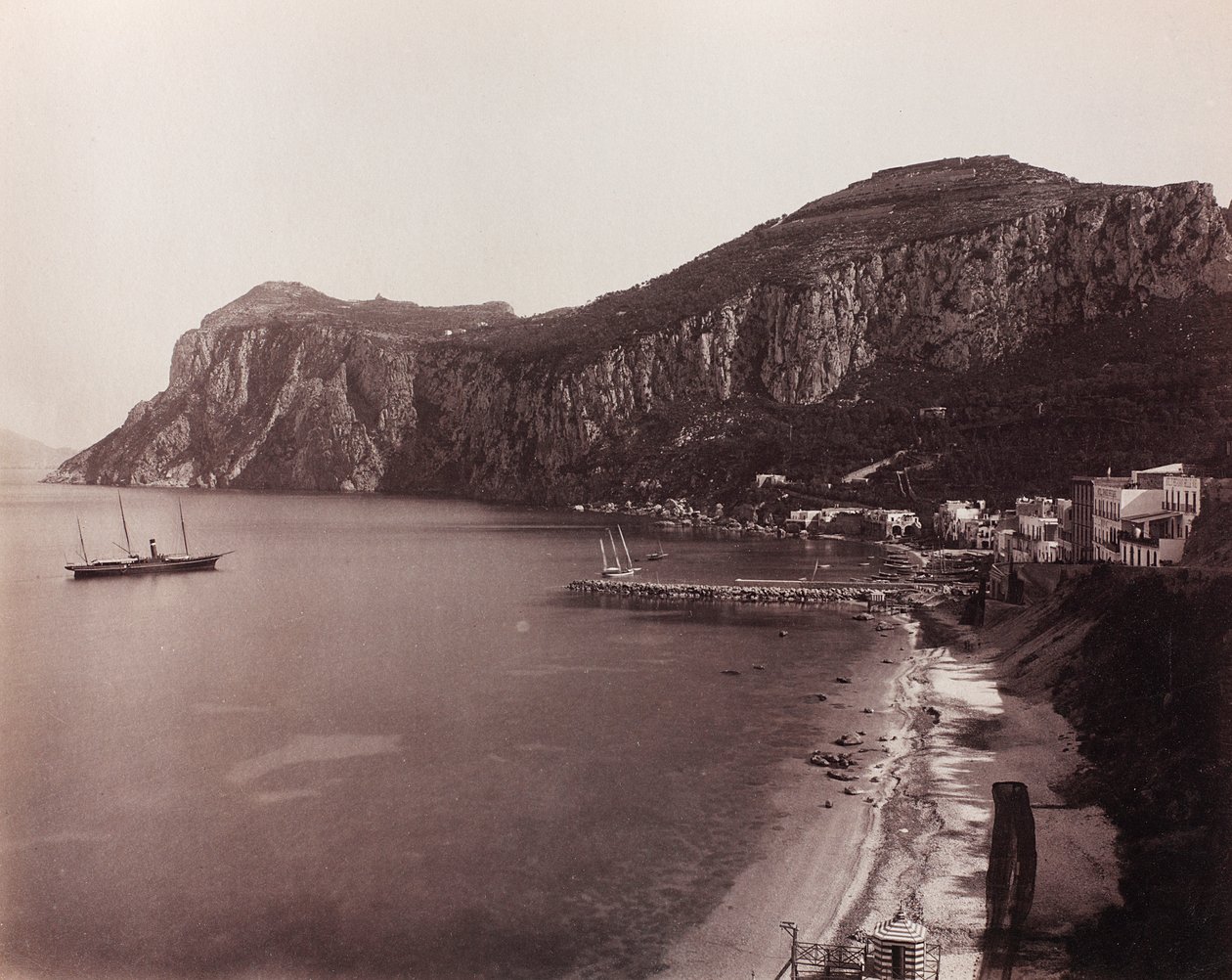 Panoramaudsigt over Capri af Giorgio Sommer