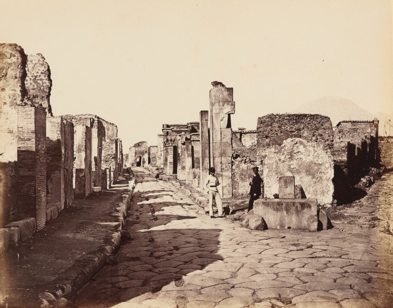 Strada di Sallustio, Pompeji (Sallustios gade, Pompeji) af Giorgio Sommer