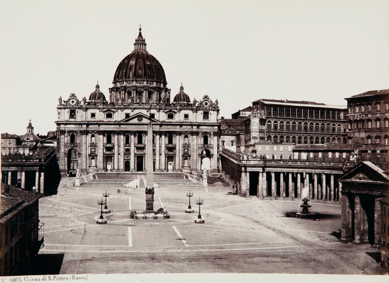 Basilikaen S. Pietro, Vatikanstaten af Giorgio Sommer