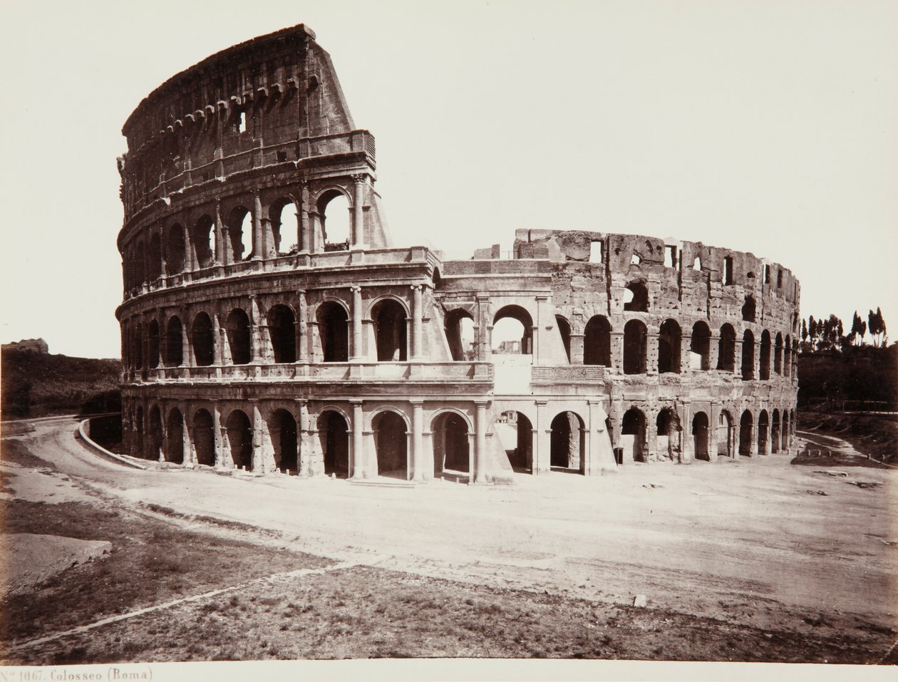 Colosseum eller det flaviske amfiteater, Rom af Giorgio Sommer