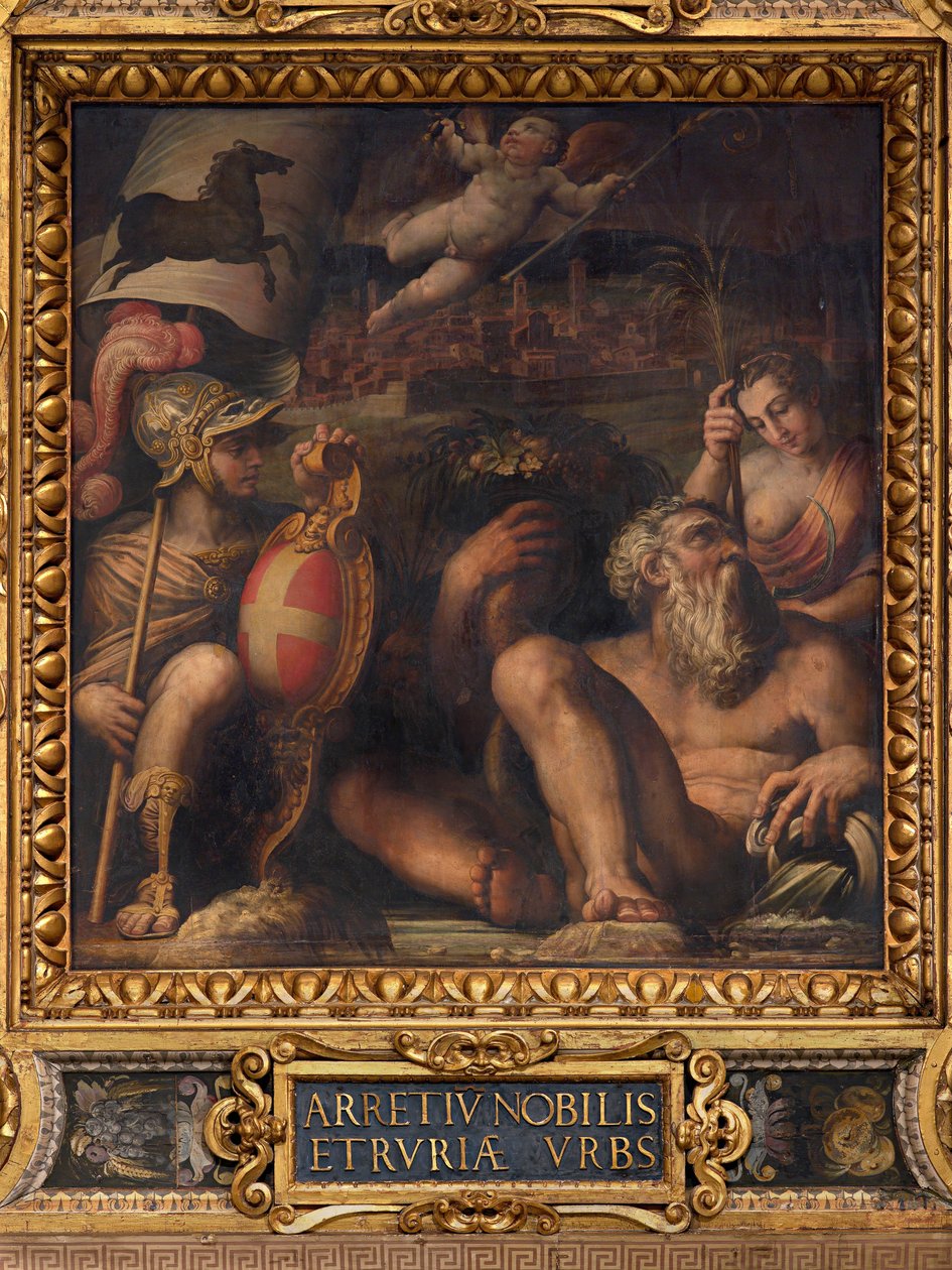 Allegorien om Arezzo af Giorgio Vasari