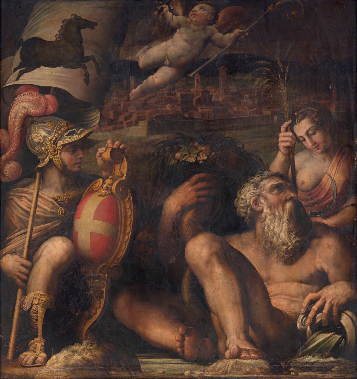 Allegori af Arezzo, 1563-1565 af Giorgio Vasari