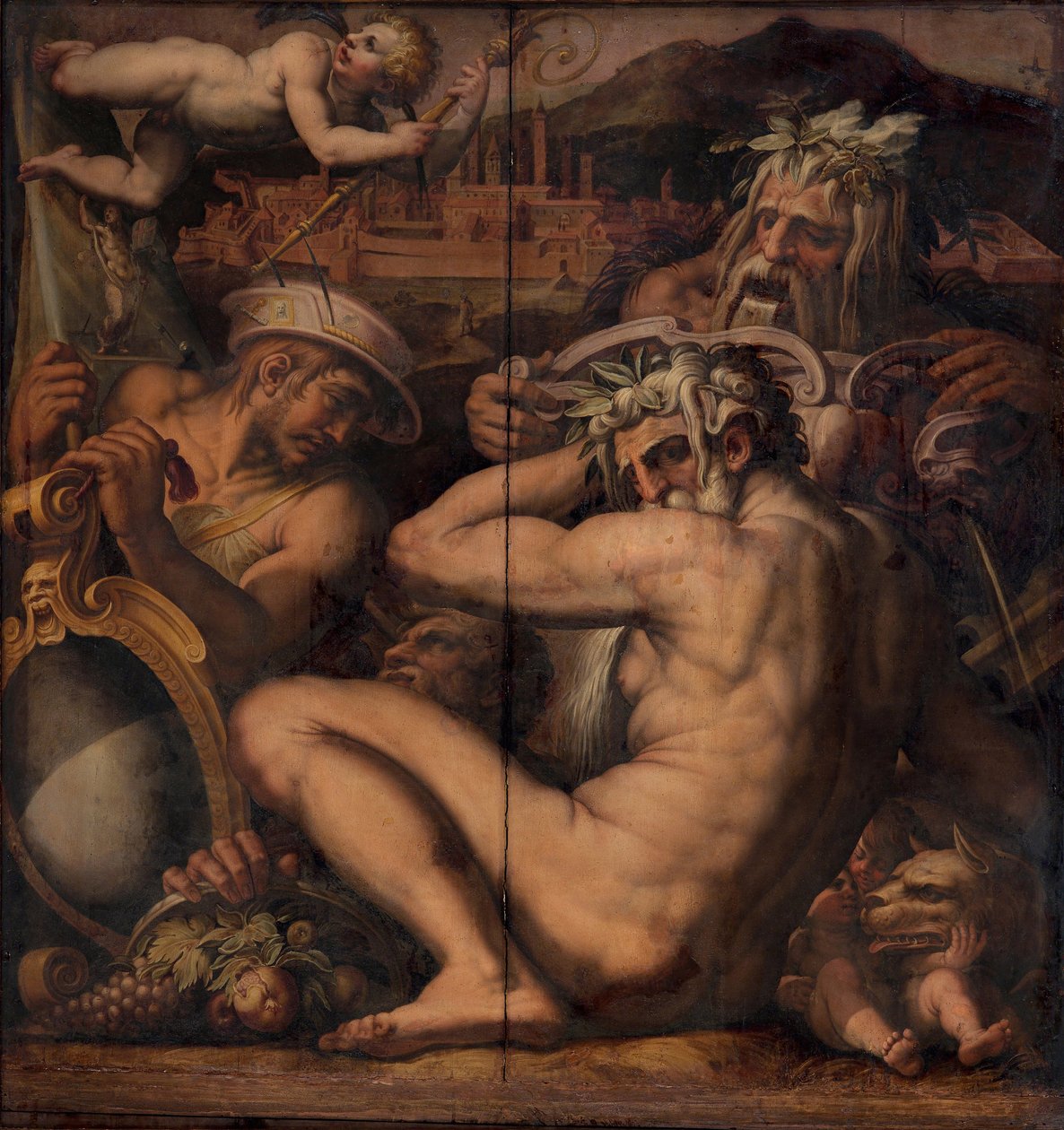 Allegori af Borgo San Sepolcro og Anghiari, 1563-1565 af Giorgio Vasari