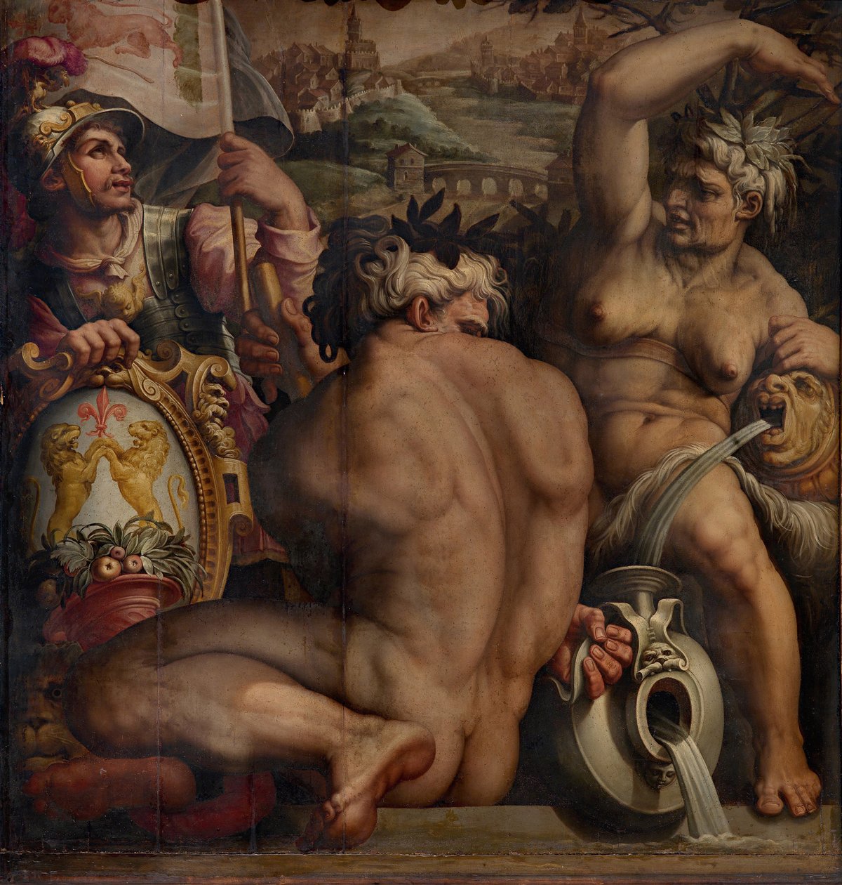Allegori af Casentino, 1563-1565 af Giorgio Vasari