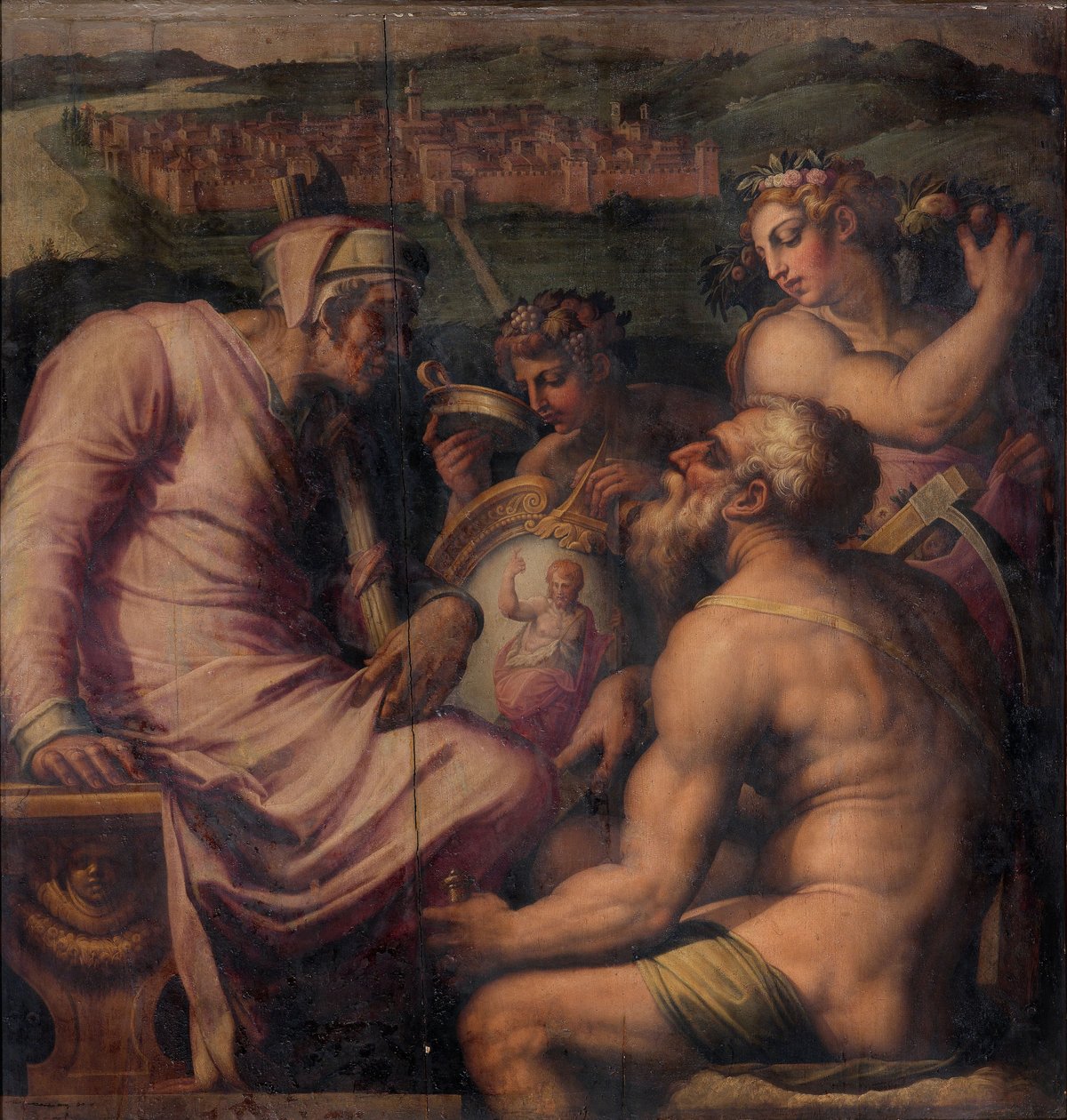 Allegori af San Giovanni Valdarno, 1563-1565 af Giorgio Vasari