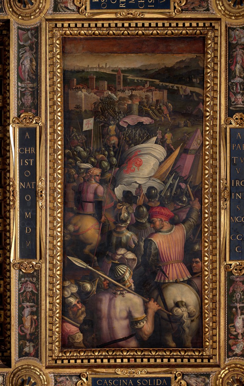 Optagelse af Cascina af Giorgio Vasari