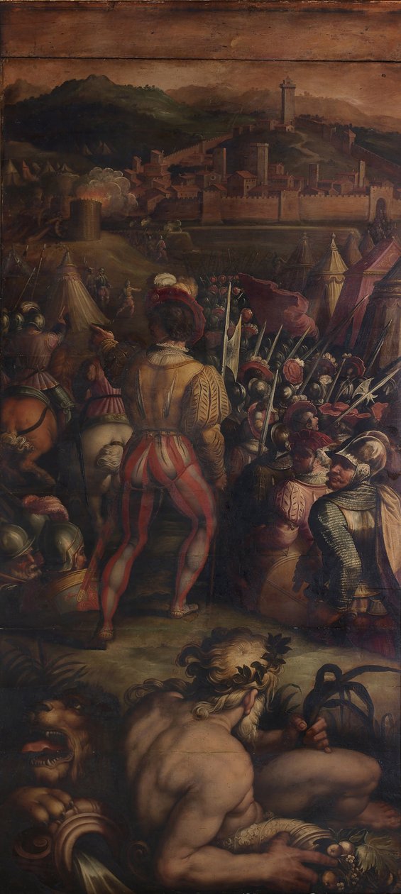 Tilfangetagelse af Vicopisano, 1563-1565 af Giorgio Vasari