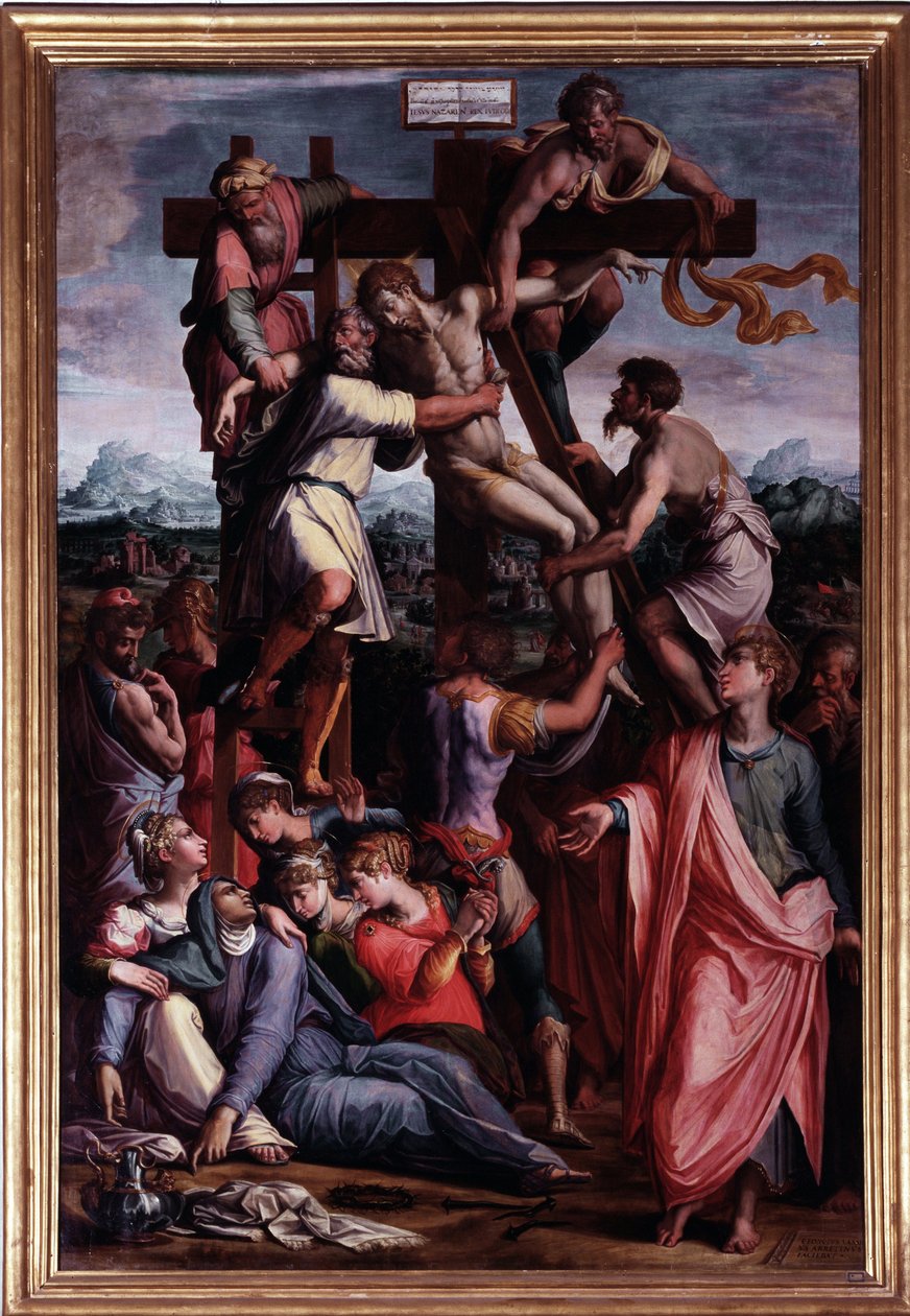 Afsætning (olie på lærred af Giorgio Vasari