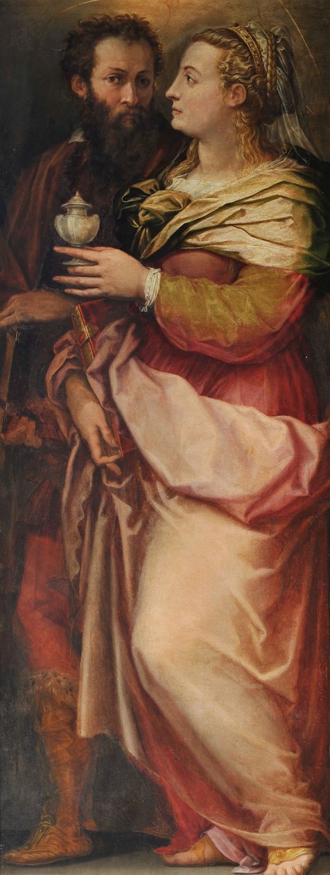 Giorgio Vasari med sin kone Niccolosa Bacci, ca. 1565 af Giorgio Vasari
