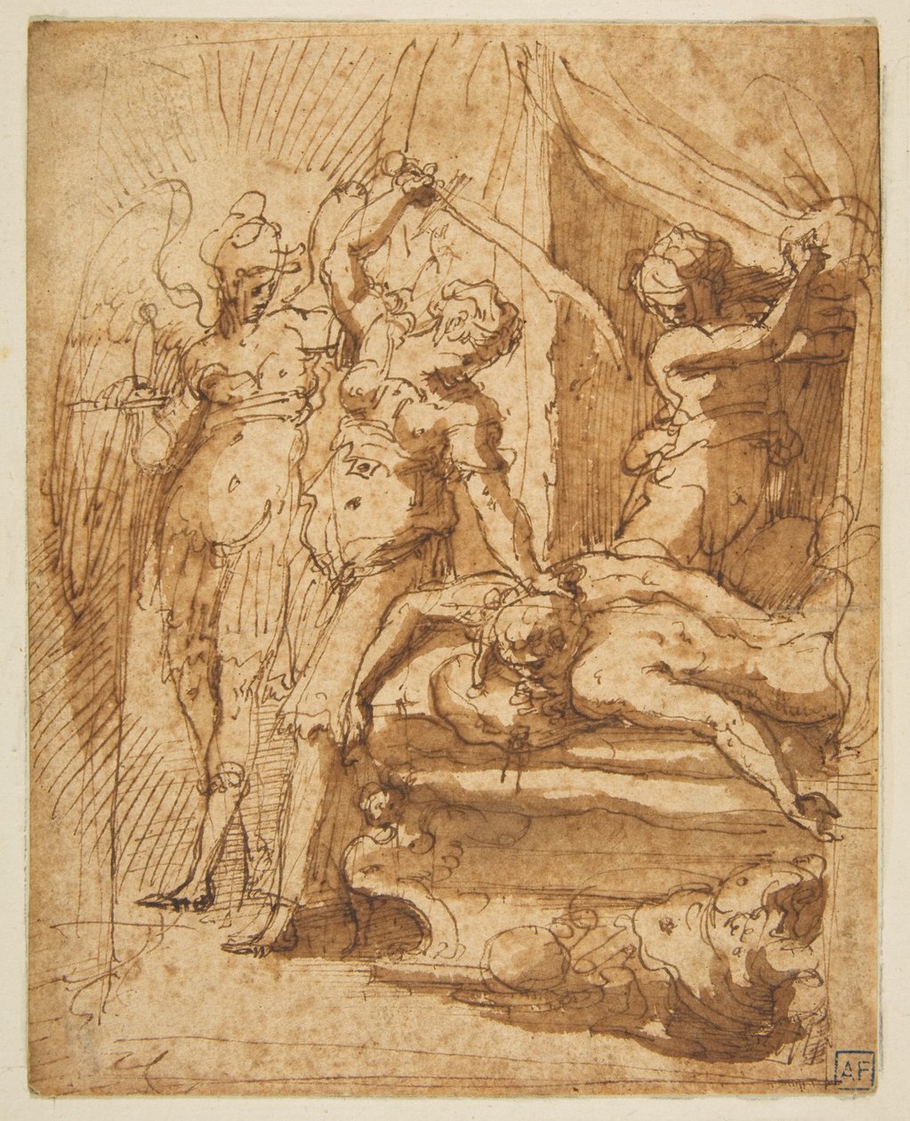 Judith enthauptet Holofernes af Giorgio Vasari