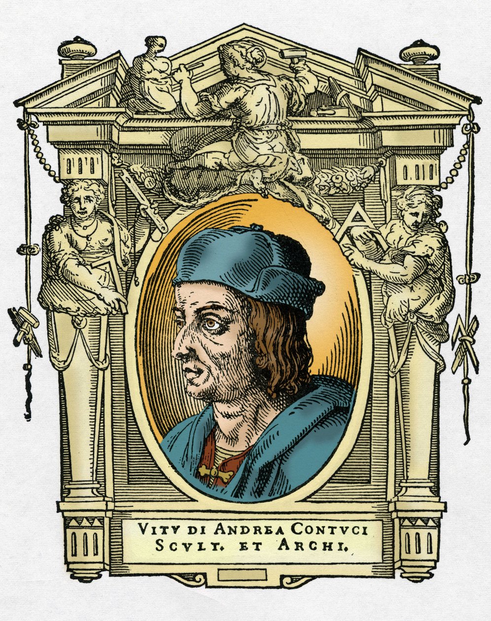 Portræt af Jacopo Sansovino af Giorgio Vasari