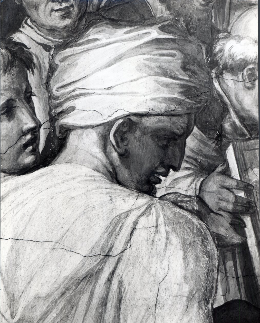 Portræt af Luca della Robbia i Cosimo den Ældres sal af Giorgio Vasari