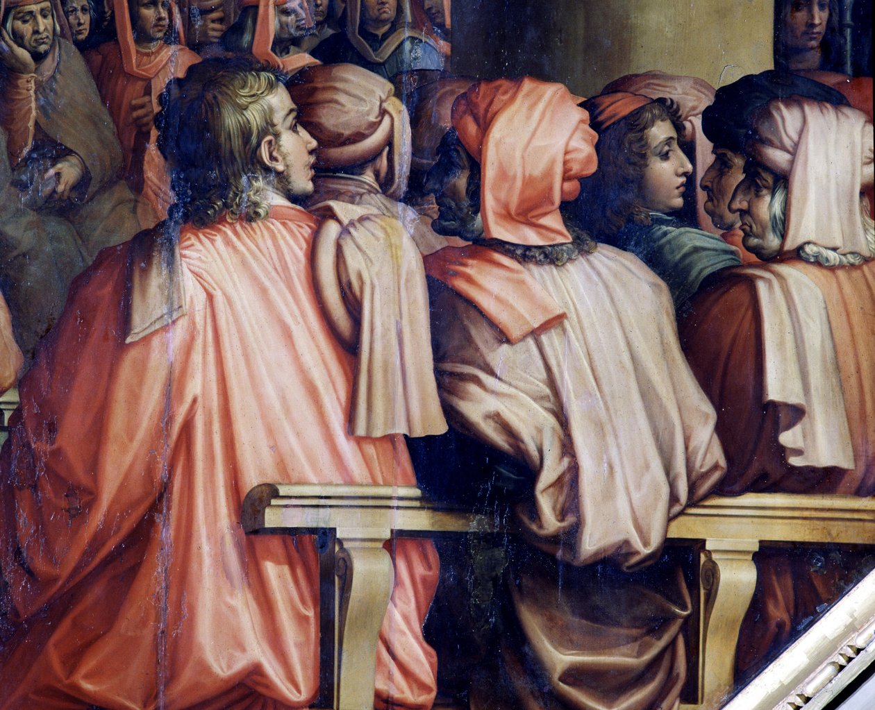 Bøn af Antonio Giacomini for slaget ved Pisa af Giorgio Vasari