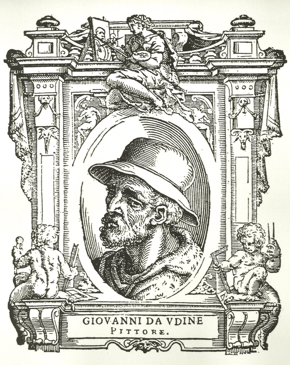 Portræt af Giovanni da Udine af Giorgio Vasari