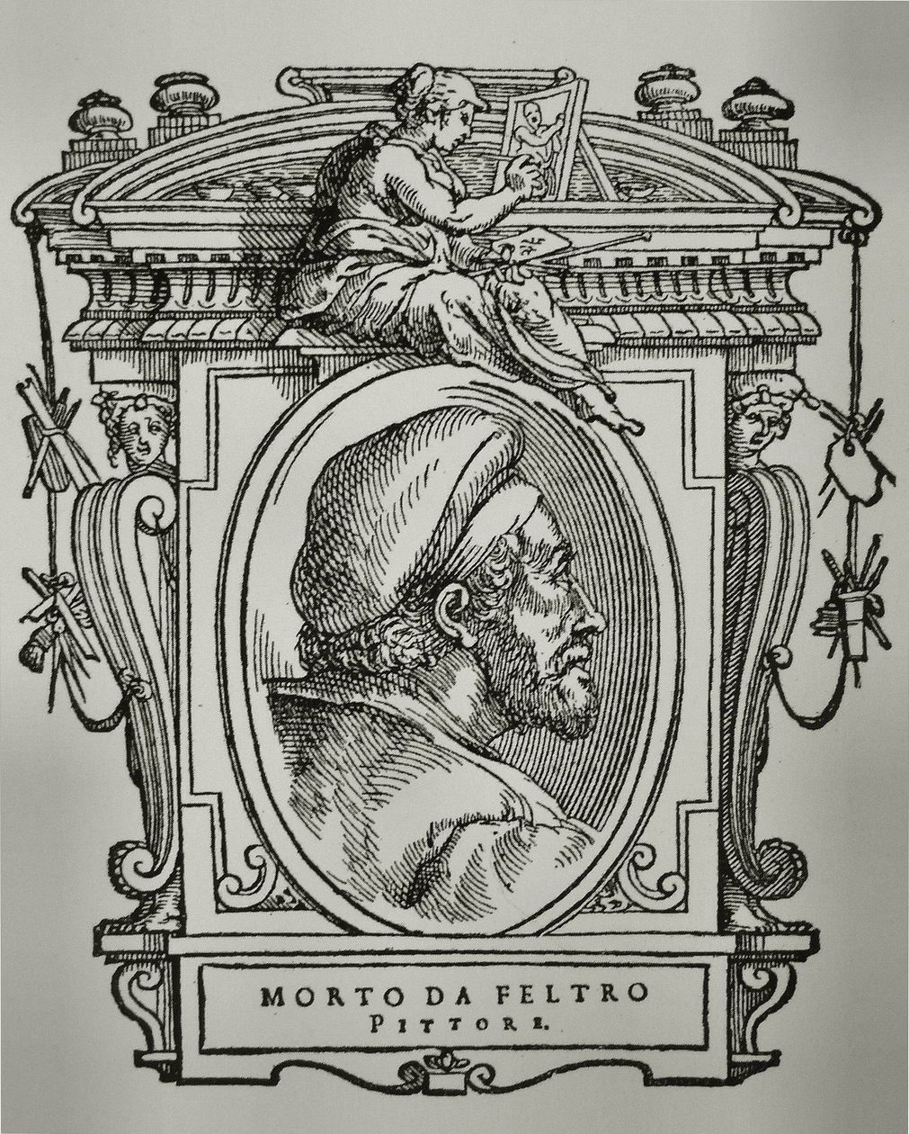 Portræt af Morto da Feltre af Giorgio Vasari