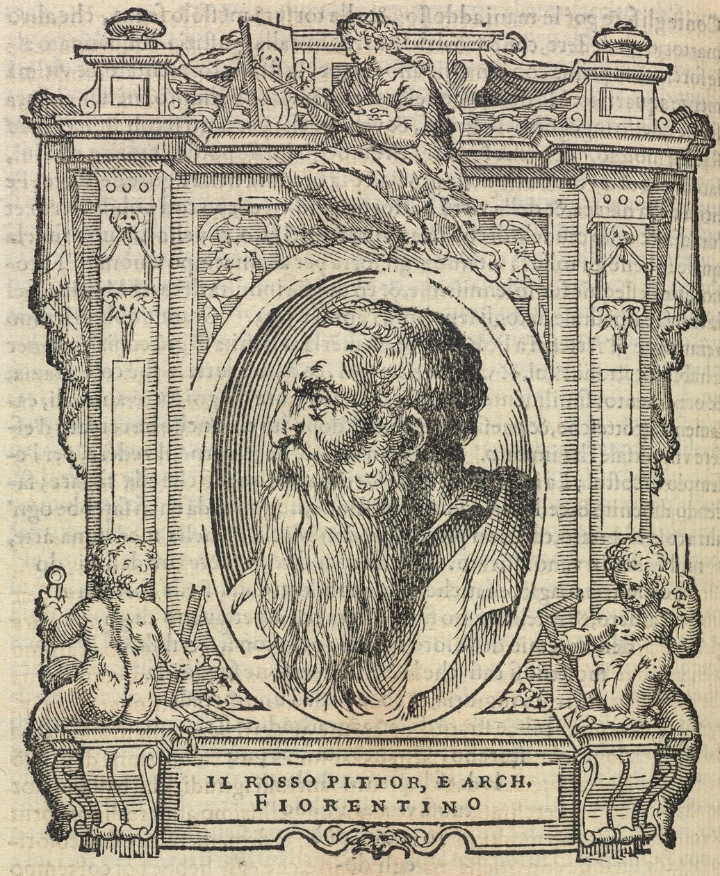 Rosso Fiorentino, fra "De mest fremragende malere, billedhuggere og arkitekters liv", 1568 af Giorgio Vasari