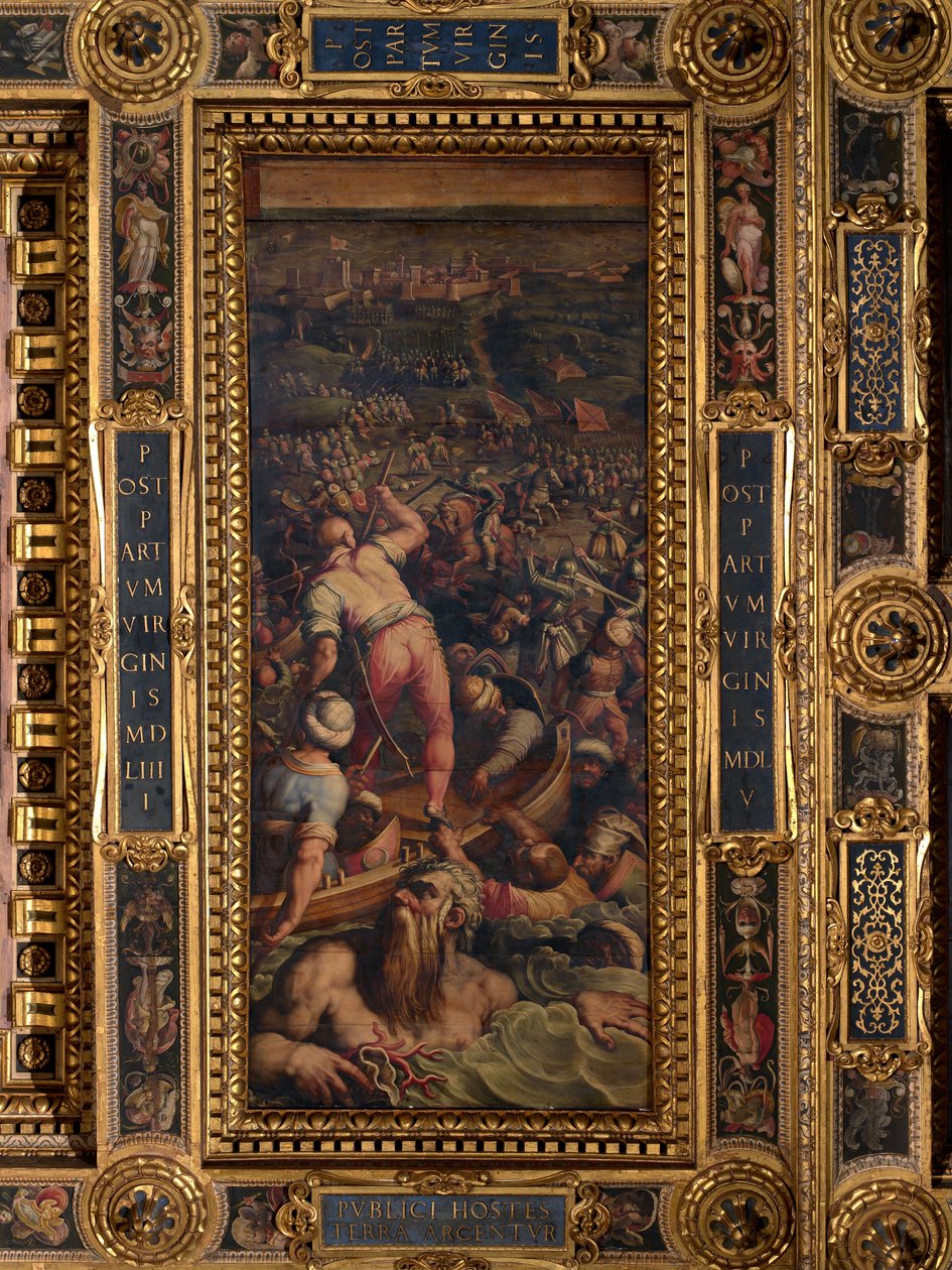 Tyrkernes rute ved Piombino af Giorgio Vasari