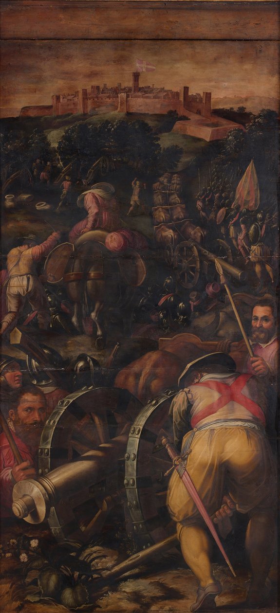 Stormningen af Monteriggioni, 1563-1565 af Giorgio Vasari