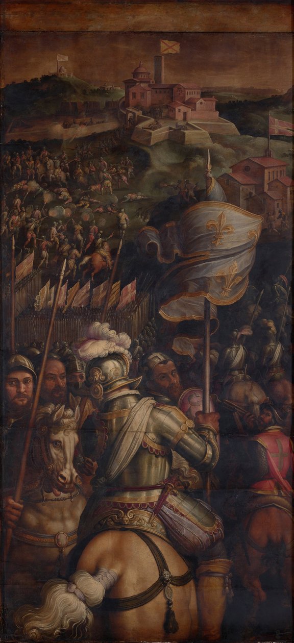 Erobringen af fæstningen Monastero, 1563-1565 af Giorgio Vasari
