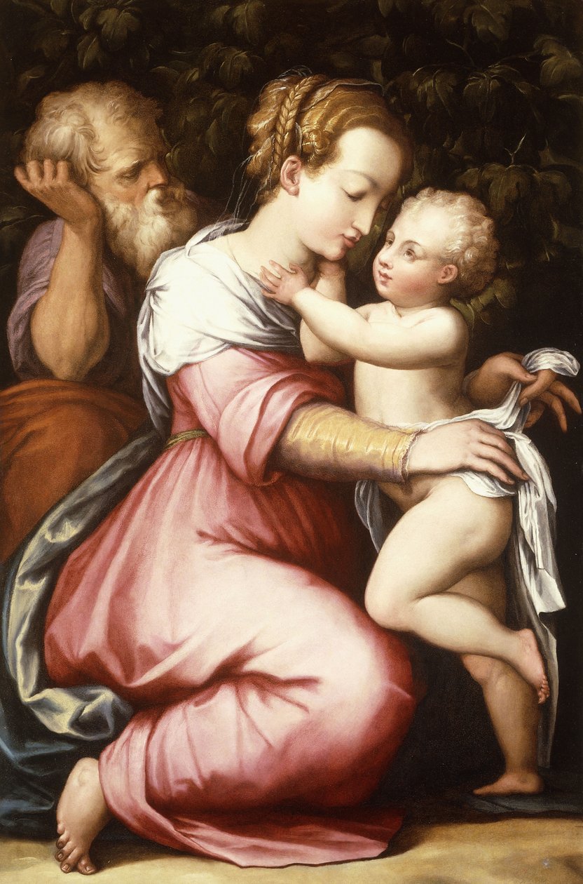 Den hellige familie, 1500-tallet af Giorgio Vasari