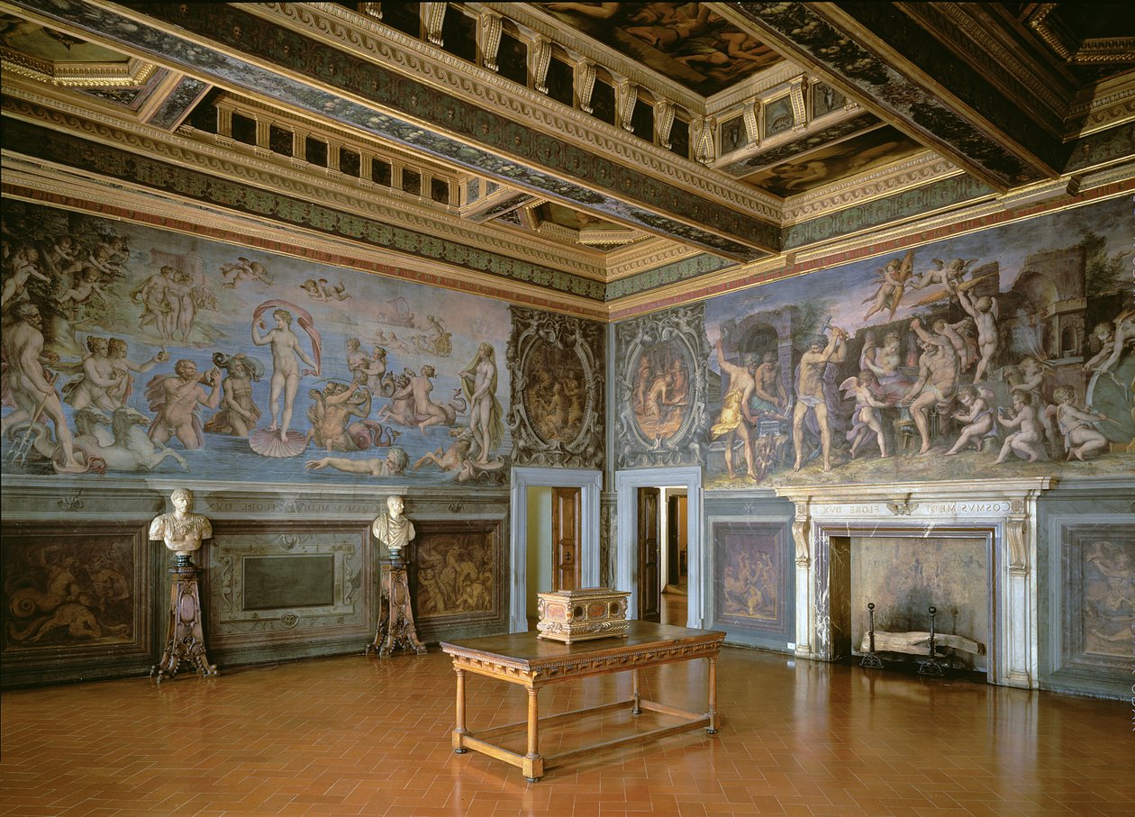 Elementernes Hall, 1555 af Giorgio Vasari