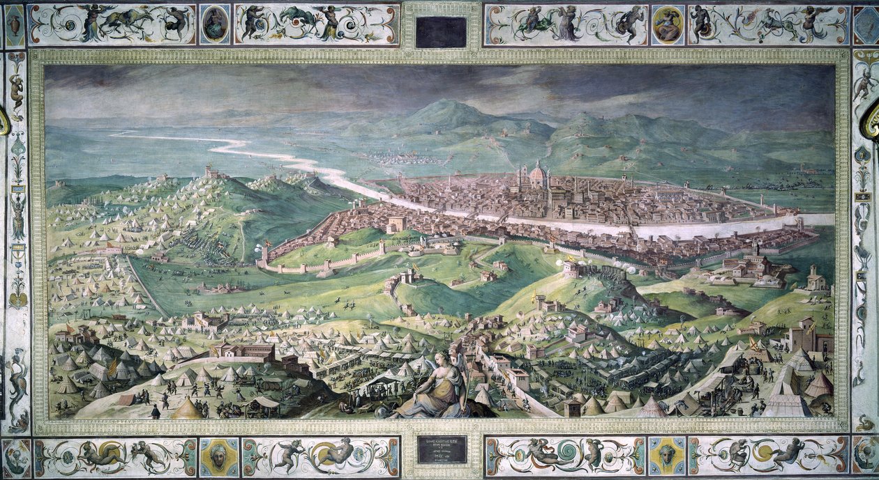 Belejringen af Firenze af Giorgio Vasari