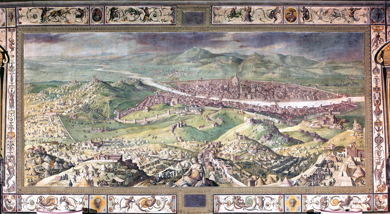 Belejringen af Firenze i 1530 af Giorgio Vasari