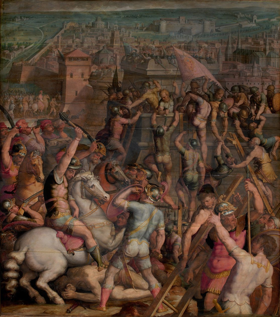 Indtagelsen af Milano, 1555-1562 af Giorgio Vasari