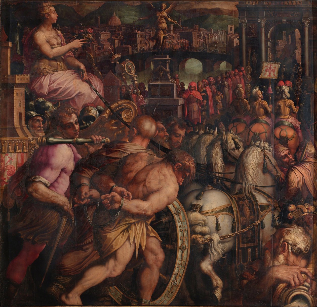 Triumf efter sejren i Pisa, 1563-1565 af Giorgio Vasari
