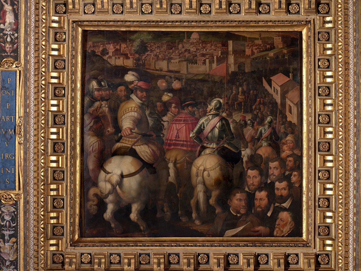 Triumf for krigen mod Siena af Giorgio Vasari