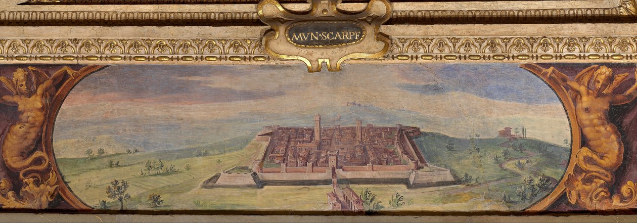 Udsigt over Scarperia, 1557-1558 af Giorgio Vasari
