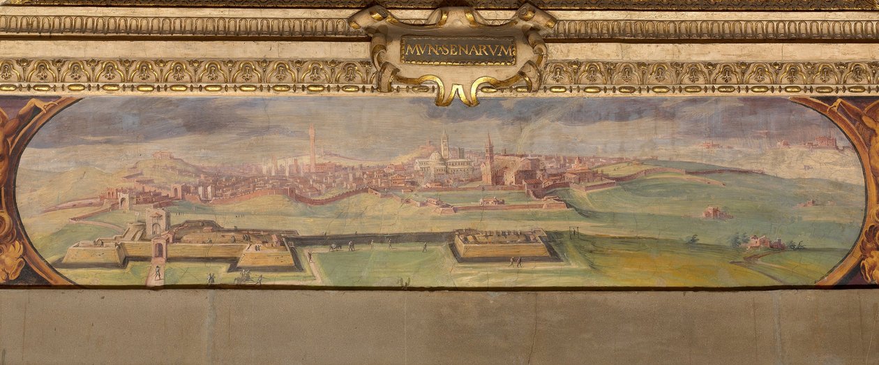 Udsigt over Siena, 1557-1558 af Giorgio Vasari