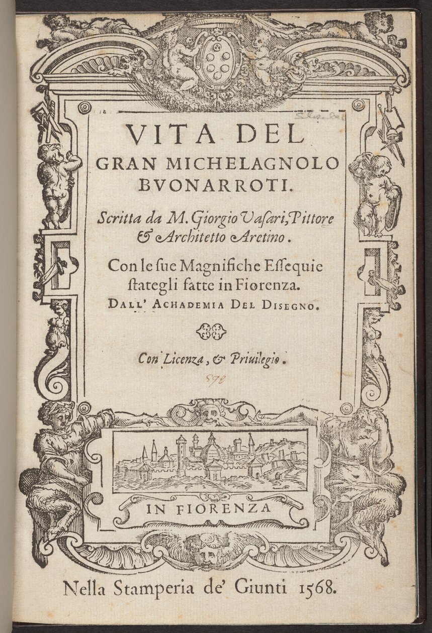 Den store Michelagnolo Buonarrotis liv af Giorgio Vasari