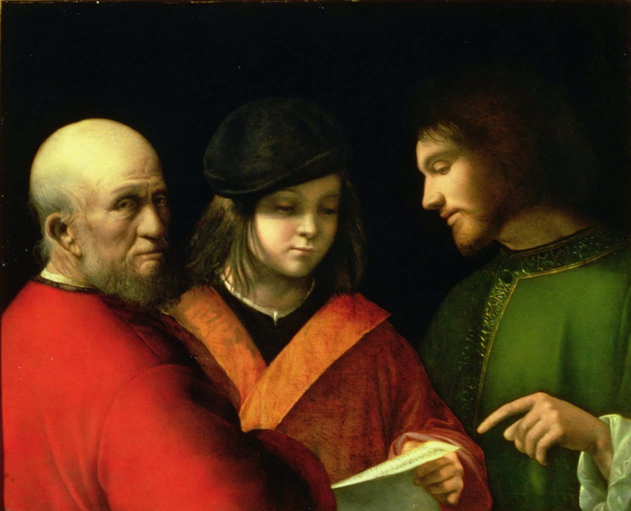 Menneskets tre tidsaldre, ca. 1500-01 (panel) af Giorgione da Castelfranco