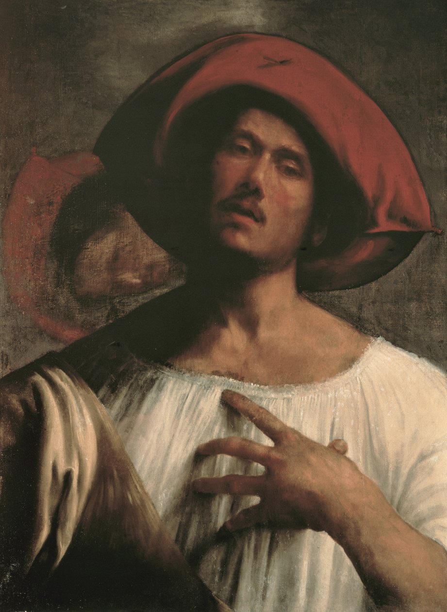 Ung mand synger af Giorgione da Castelfranco