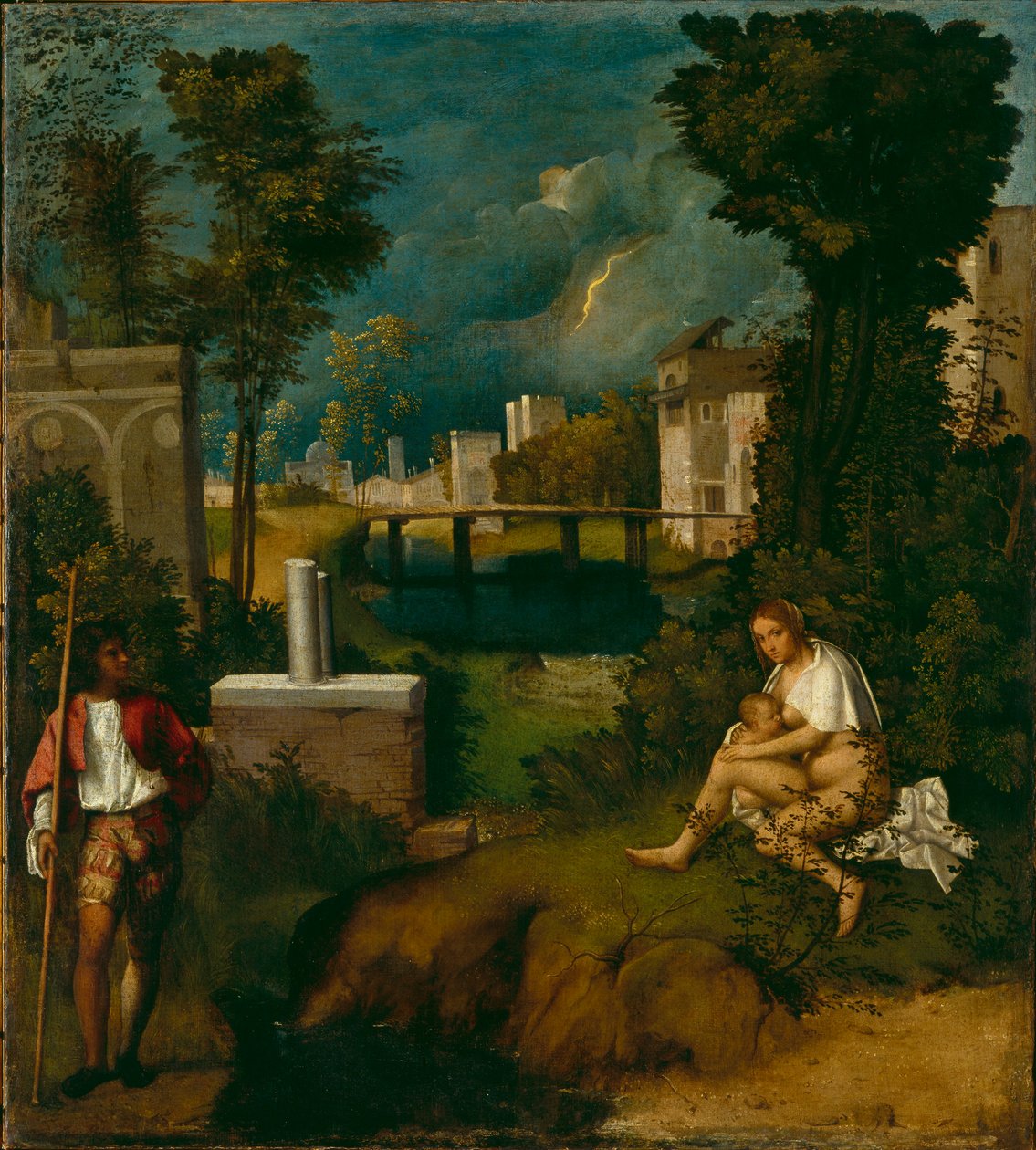 Stormen, ca. 1508 af Giorgione da Castelfranco