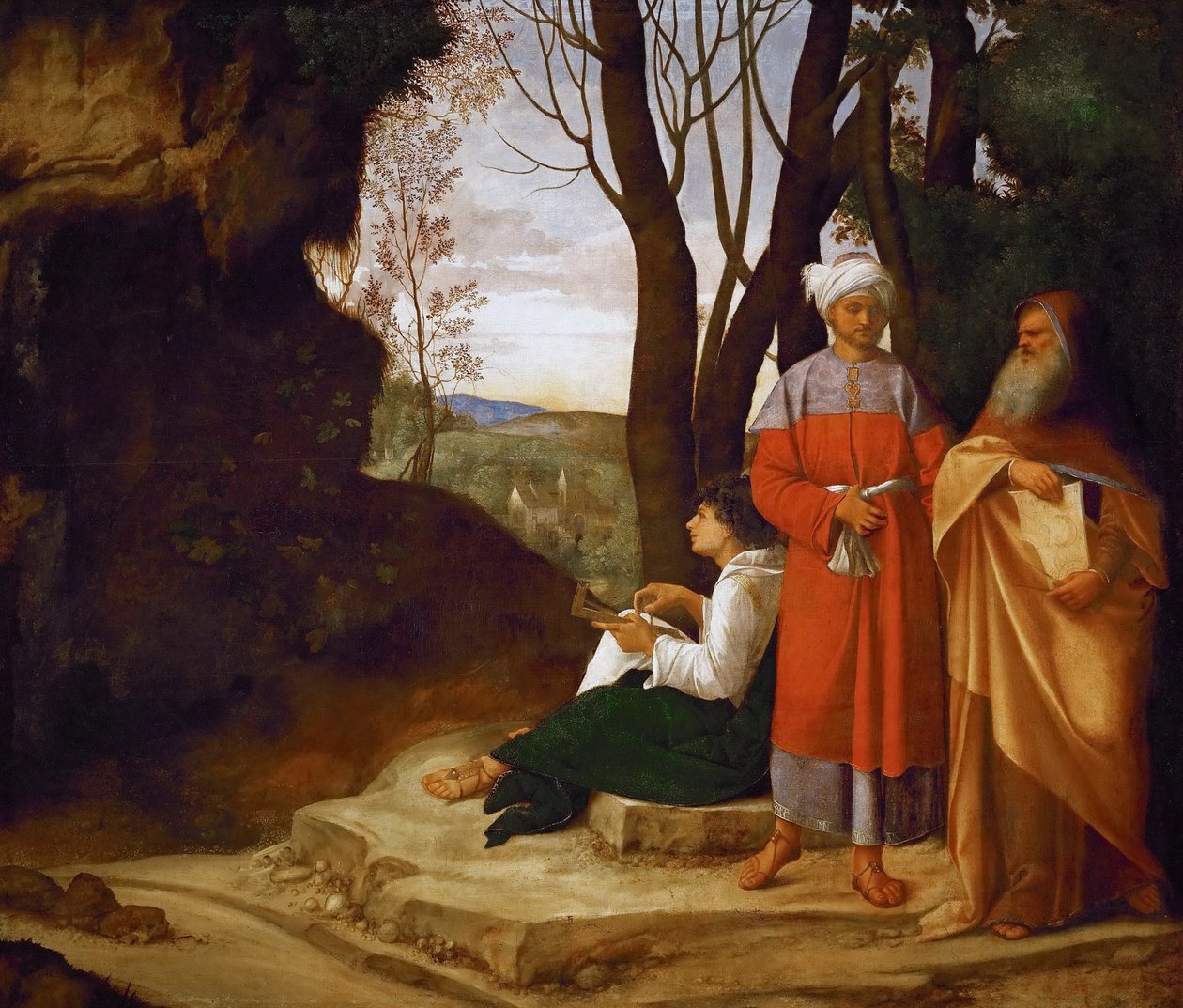 Tre filosoffer af Giorgione