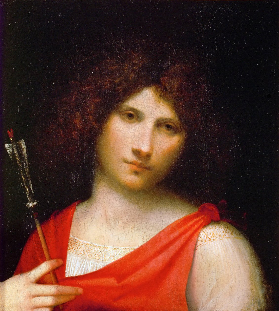 Ung mand med pil, ca. 1505 af Giorgione da Castelfranco
