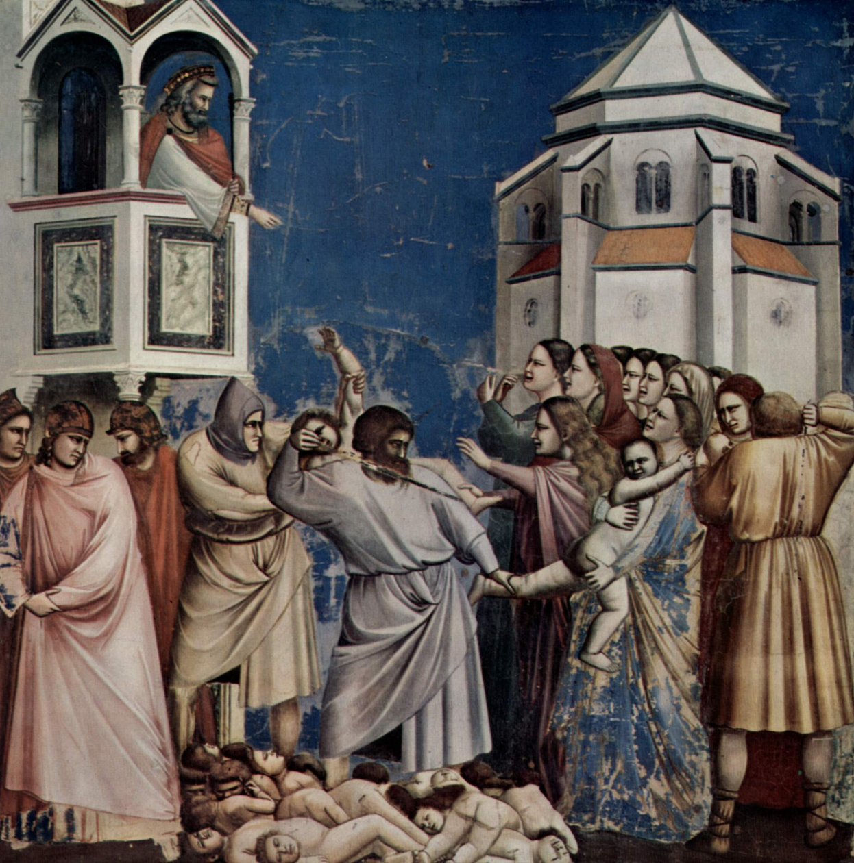 De uskyldiges massakre af Giotto di Bondone