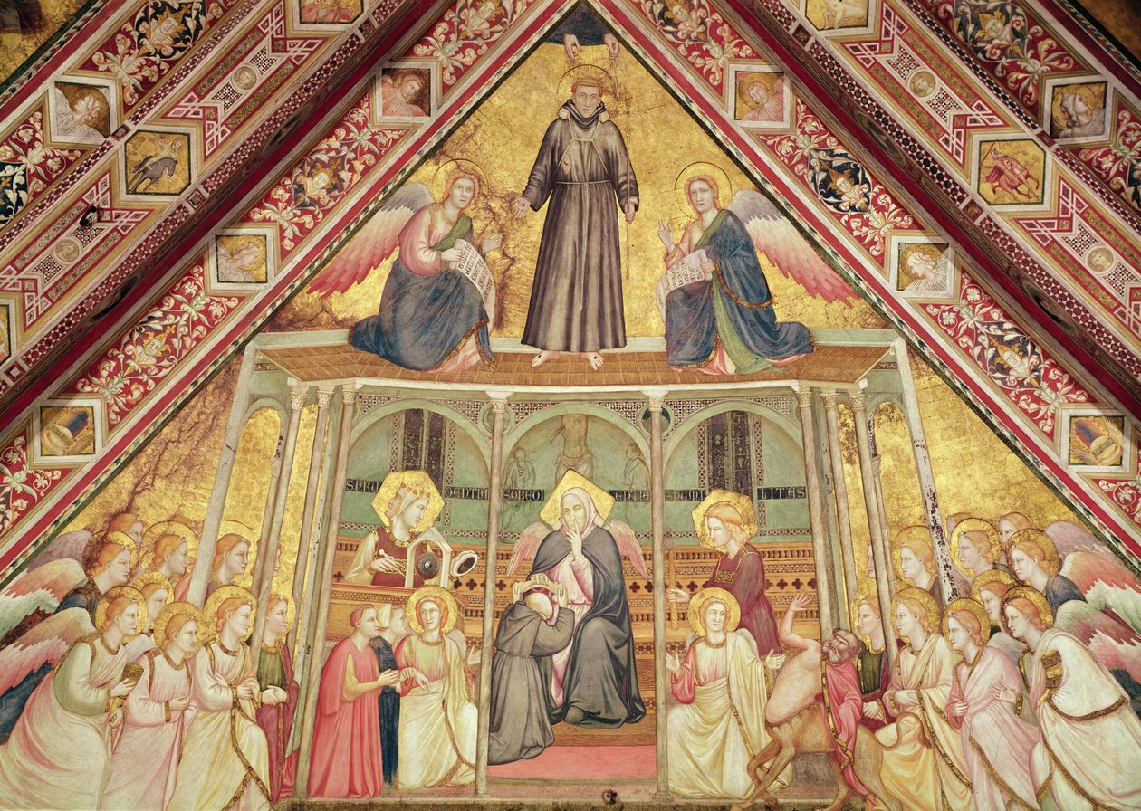 Allegori om lydighed, ca. 1330 af Giotto di Bondone
