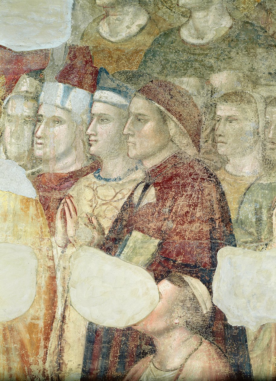 Dante Alighieri (1265-1321): (detalje) af Giotto di Bondone