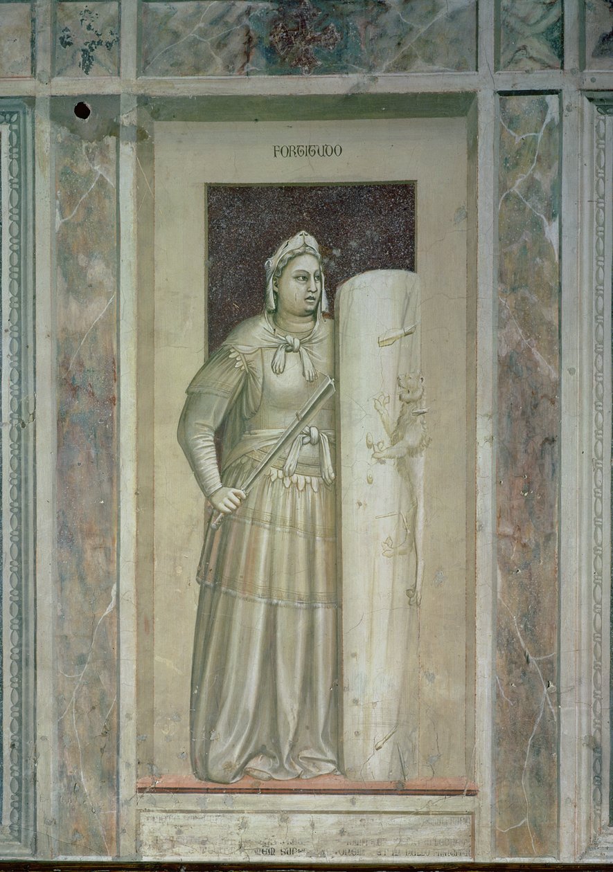 Fortitude, c.1305 af Giotto di Bondone