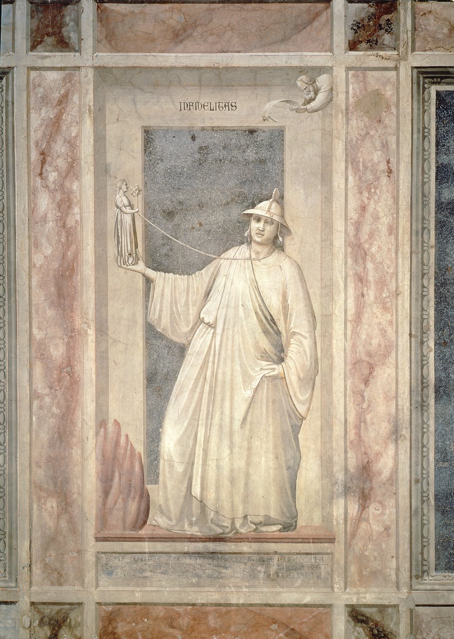 Utroskab, ca.1305 af Giotto di Bondone