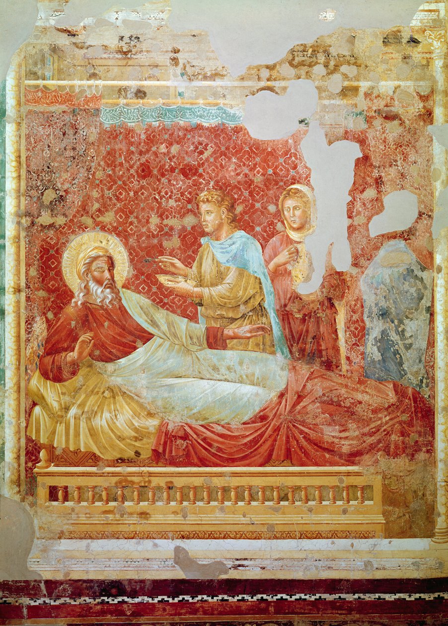 Isak afviser Esau, ca. 1288 af Giotto di Bondone