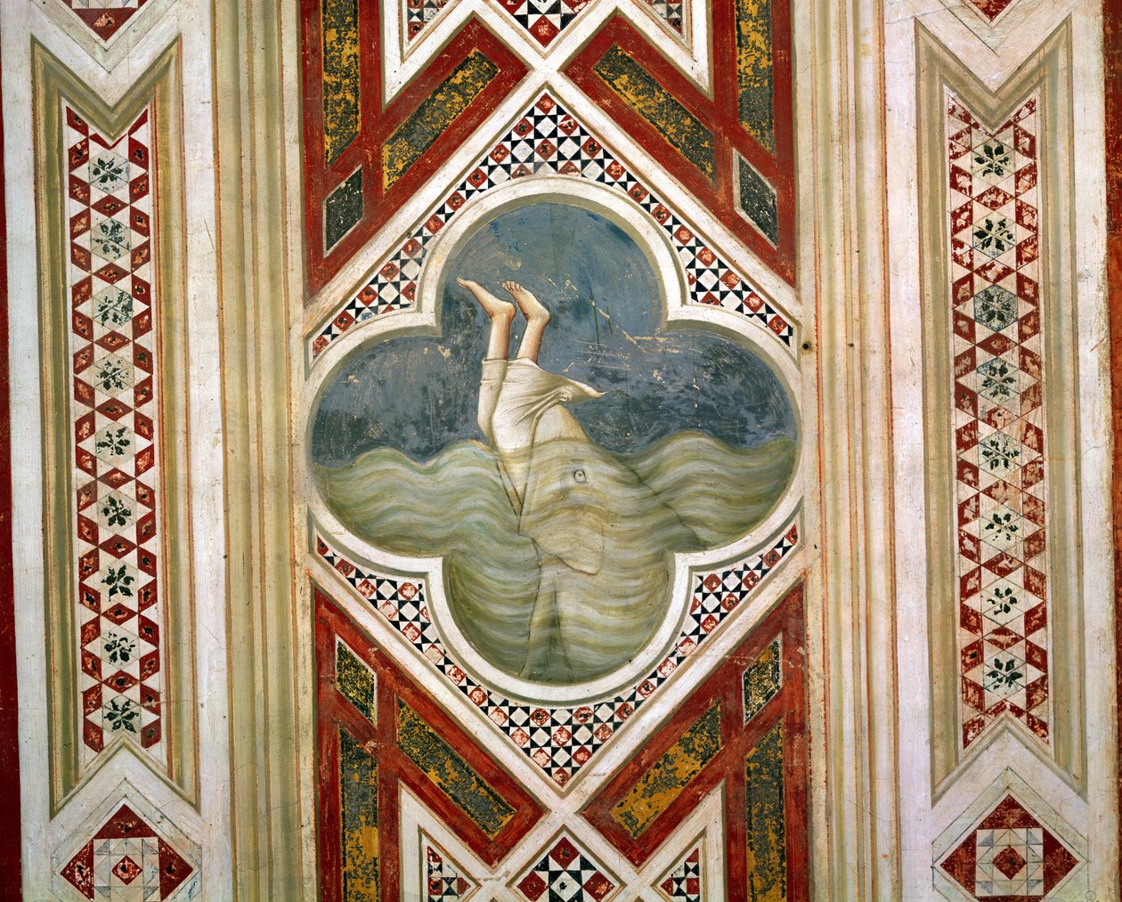 Jonas and the Whale, ca. 1305 af Giotto di Bondone