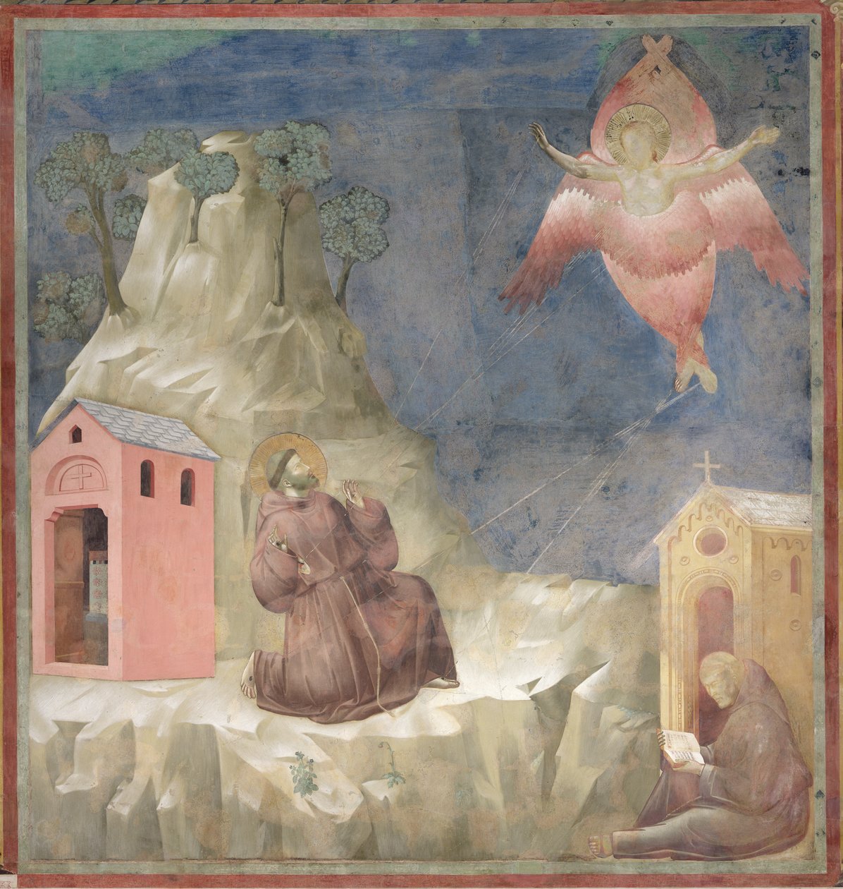 St. Frans modtager Stigmata, 1297-99 af Giotto di Bondone