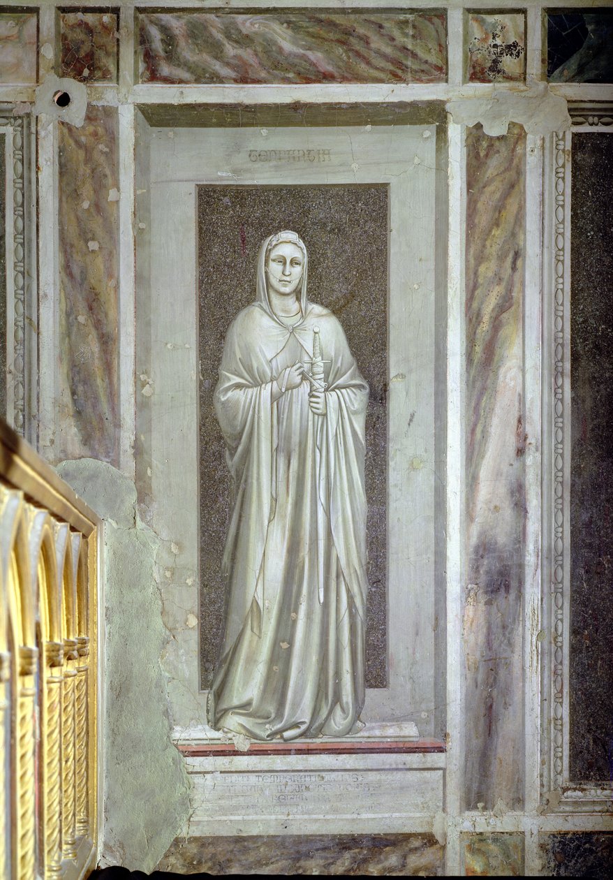 Temperance, c.1305 af Giotto di Bondone