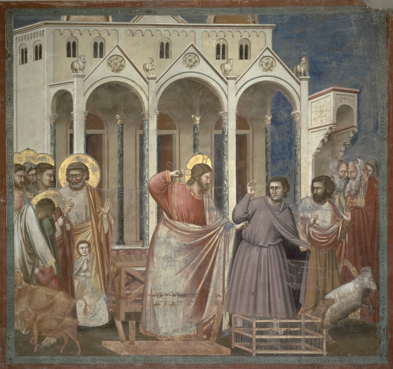 Templets renselse, ca. 1305 af Giotto di Bondone